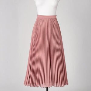 Pleated Midi Skirt
